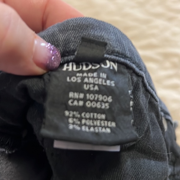 Hudson relaxed slim straight grey jeans - Picture 4 of 5